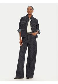 Hugo - HUGO Jeansy 50541522 Granatowy Wide Leg. Kolor: niebieski #2