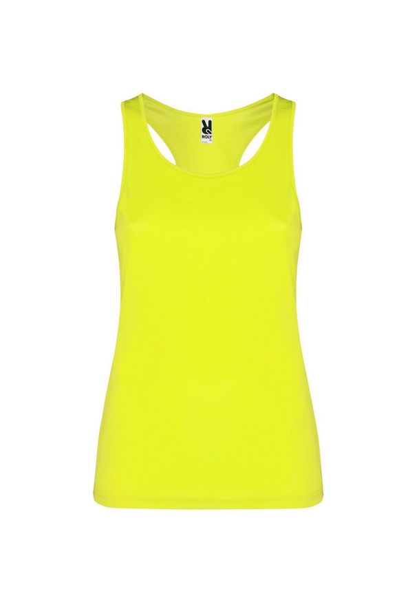 ROLY - Damska Kamizelka Sportowa Shura Top. Kolor: żółty. Styl: sportowy