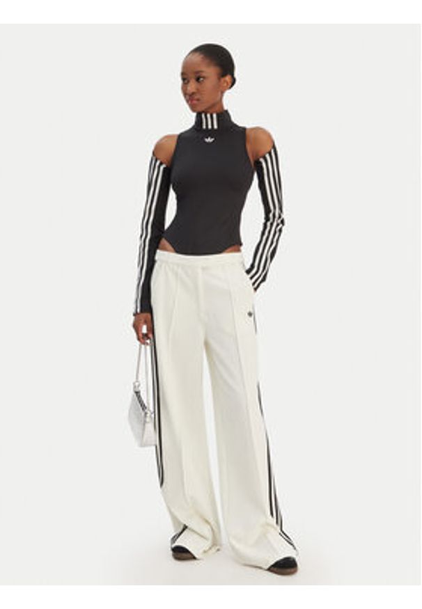 Adidas - adidas Spodnie materiałowe Sport Tailored KC9089 Biały Wide Leg. Kolor: biały. Materiał: syntetyk. Styl: sportowy