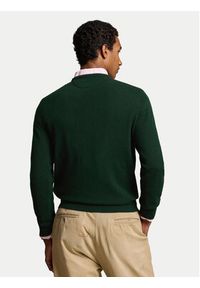 Polo Ralph Lauren Sweter 710876714002 Zielony Regular Fit. Typ kołnierza: polo. Kolor: zielony. Materiał: wełna #3