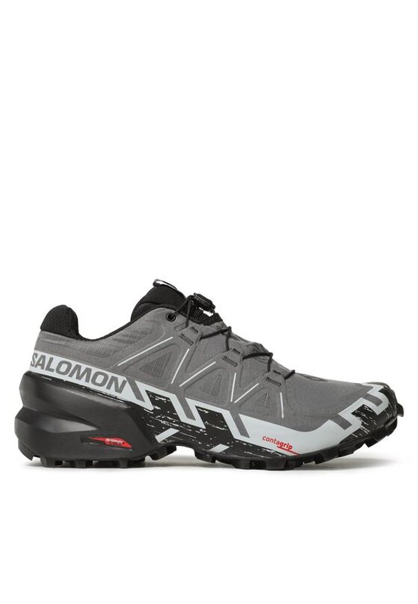 salomon - Salomon Buty do biegania Speedcross 6 L41738000 Szary. Kolor: szary. Materiał: syntetyk. Model: Salomon Speedcross