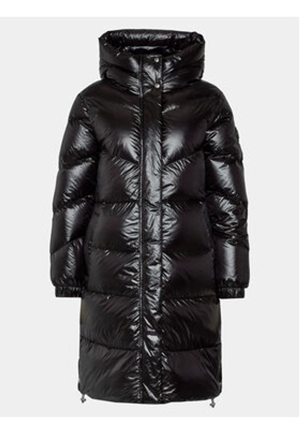 Woolrich Płaszcz zimowy Aliquippa Long CFWWOU0926FRUT3085 Czarny Regular Fit. Kolor: czarny. Materiał: syntetyk. Sezon: zima