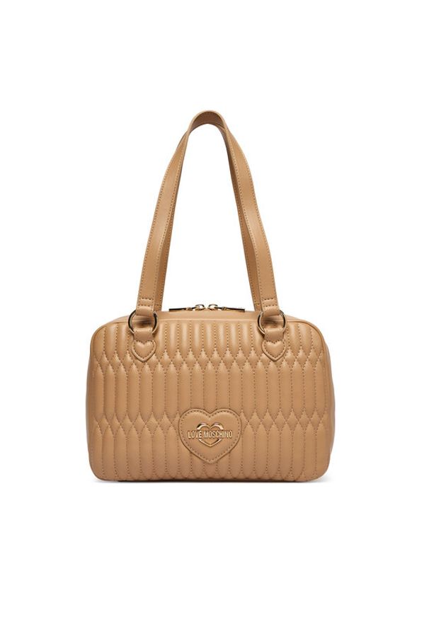 Love Moschino - LOVE MOSCHINO Torebka JC4034PP1OLJ0104 Beżowy. Kolor: beżowy. Materiał: skórzane