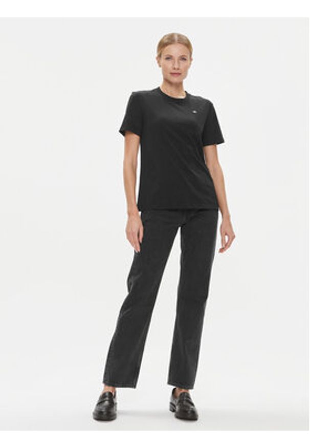 Calvin Klein Jeans T-Shirt J20J223226 Czarny Regular Fit. Kolor: czarny. Materiał: bawełna