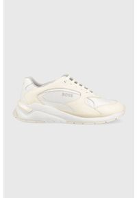 BOSS sneakersy Skylar kolor beżowy 50493266. Kolor: beżowy. Materiał: guma #1