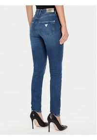 Guess Jeansy W4YA28 D5DD4 Granatowy Slim Fit. Kolor: niebieski #5