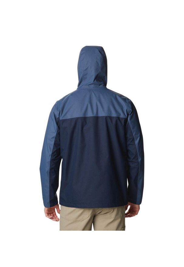 columbia - Kurtka Przeciwdeszczowa Męska Columbia Hikebound Jacket. Kolor: niebieski. Materiał: mesh, poliester. Sport: turystyka piesza
