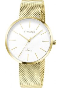 Zegarek Strand Zegarek damski Strand S700LXGIMG złoty. Kolor: złoty #1