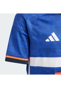 Adidas - Koszulka Team France Handball Kids. Kolor: biały, niebieski, wielokolorowy. Materiał: materiał. Sport: piłka ręczna