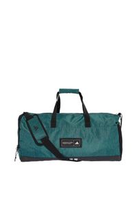 Adidas - 4ATHLTS Duffel Bag Medium. Kolor: zielony, biały, wielokolorowy, niebieski. Materiał: materiał