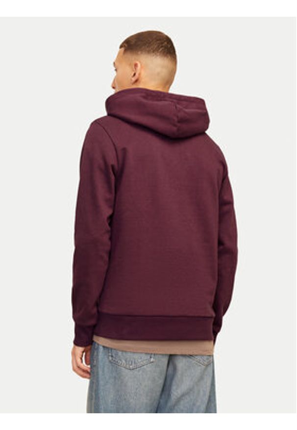 Jack & Jones - Jack&Jones Bluza Alvis 12256848 Bordowy Standard Fit. Kolor: czerwony. Materiał: syntetyk
