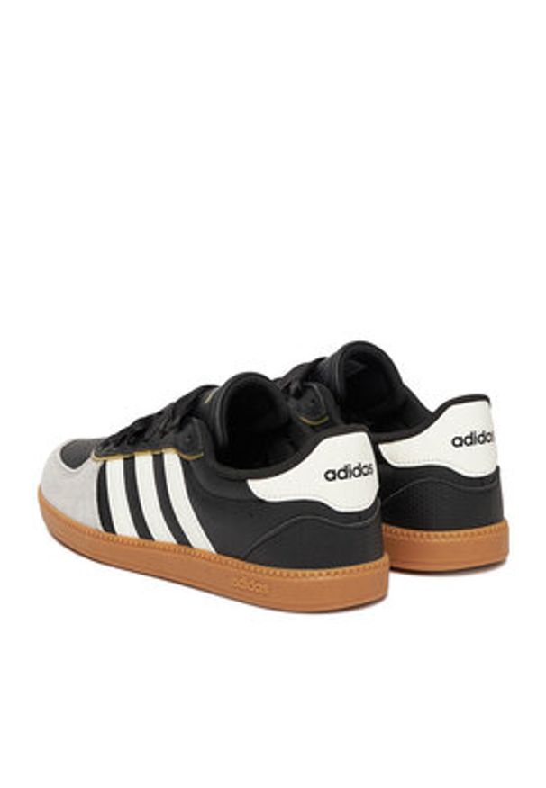 Adidas - adidas Sneakersy BREAKNET SLEEK JQ8255 Czarny. Kolor: czarny. Materiał: materiał