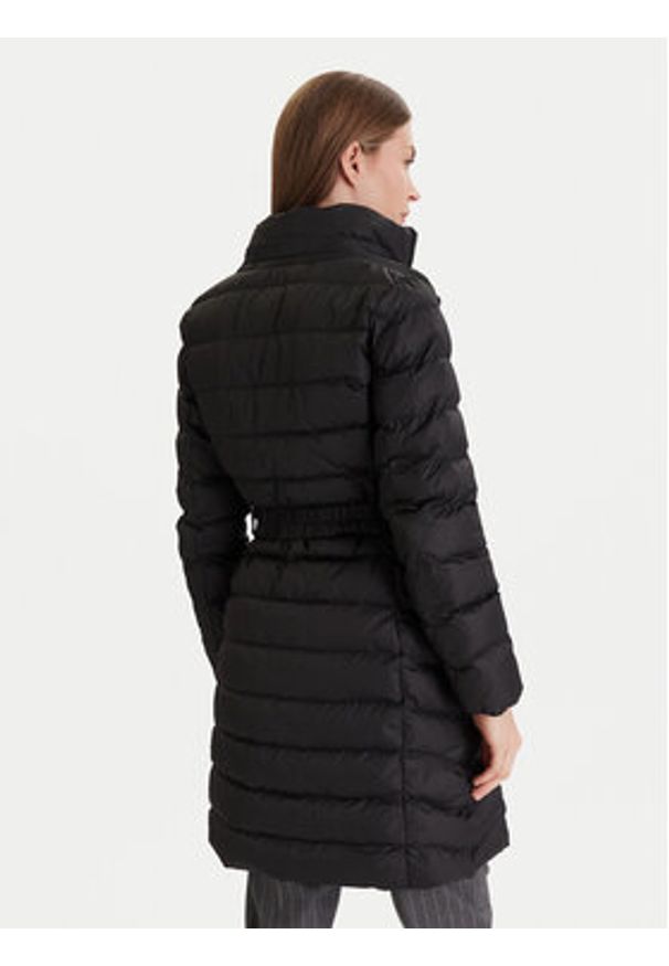 Geox Płaszcz zimowy Catria W5626F T3152 F9000 Czarny Slim Fit. Kolor: czarny. Materiał: syntetyk. Sezon: zima