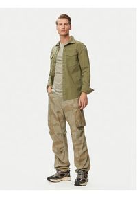 G-Star RAW - G-Star Raw Spodnie materiałowe MA1 Cargo D26945-E520 Zielony jasny Tapered Fit. Kolor: zielony. Materiał: syntetyk #3