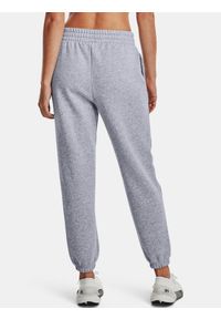 Spodnie treningowe damskie Under Armour Essential Fleece Joggers. Kolor: szary. Sport: fitness