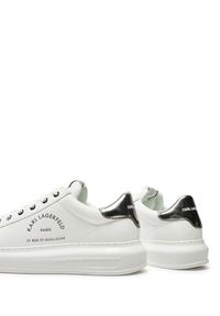 Karl Lagerfeld - KARL LAGERFELD Sneakersy KL52538K Biały. Kolor: biały. Materiał: skóra