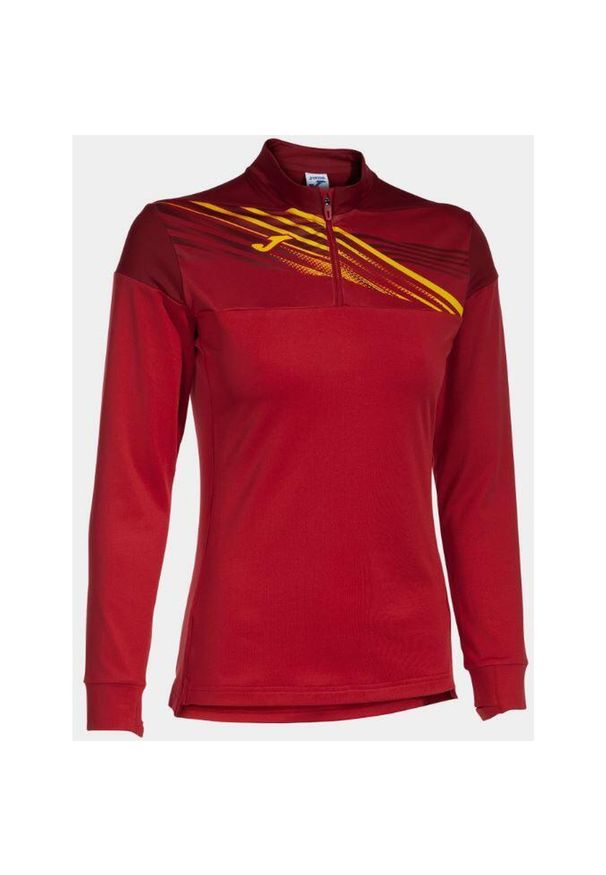 Joma Elite X damska bluza sportowa czerwona XL. Kolor: czerwony, żółty, wielokolorowy