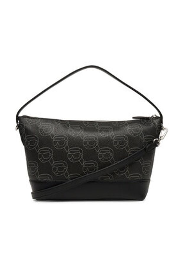 Karl Lagerfeld - KARL LAGERFELD Torebka A2W30177 Czarny. Kolor: czarny. Materiał: skórzane