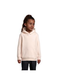 SOL'S - Bluza Z Kapturem Condor Dla Dzieci. Typ kołnierza: kaptur. Kolor: różowy