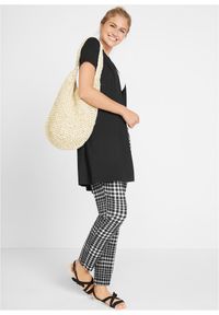 bonprix - Kardigan z miękkiej wiskozy. Kolor: czarny. Materiał: wiskoza. Długość: długie #3