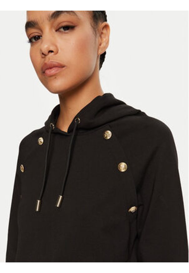 Gaudi Bluza 421BD64003 Czarny Regular Fit. Kolor: czarny. Materiał: syntetyk, wiskoza