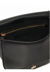 TOMMY HILFIGER - Tommy Hilfiger Torebka Th Logotape Saddle Bag AW0AW17184 Czarny. Kolor: czarny. Materiał: skórzane #5
