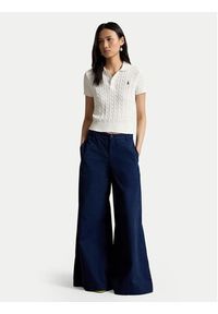 Polo Ralph Lauren Polo 211972118501 Biały Slim Fit. Typ kołnierza: polo. Kolor: biały. Materiał: bawełna #5