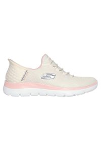 skechers - Buty Kobieta Skechers Summits biały. Kolor: biały, wielokolorowy, beżowy. Model: Skechers Sport