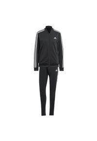 Adidas - Dres Essentials 3-Stripes. Kolor: czarny, wielokolorowy, biały. Materiał: dresówka