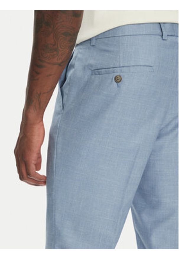 Lindbergh Garnitur 30-606034 Błękitny Slim Fit. Kolor: niebieski. Materiał: syntetyk