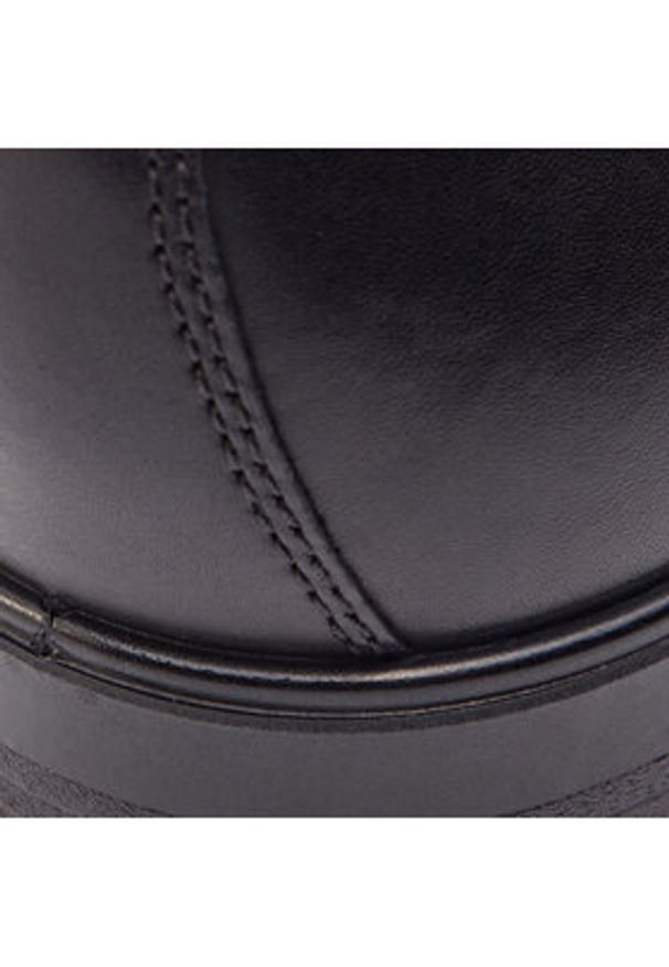 ecco - ECCO Półbuty Melbourne 62163450839 Czarny. Kolor: czarny. Materiał: skóra