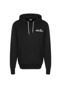 Ellesse Primero Hoody, męska bluza. Kolor: czarny. Materiał: poliester, bawełna