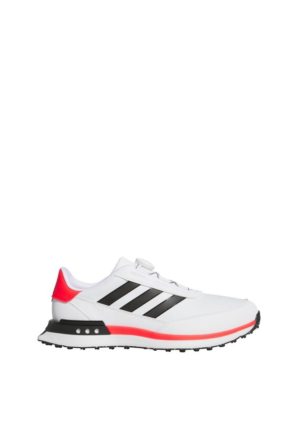 Adidas - Buty S2G Spikeless BOA 24 Wide Golf. Kolor: czerwony, czarny, wielokolorowy, biały. Materiał: materiał. Sport: golf