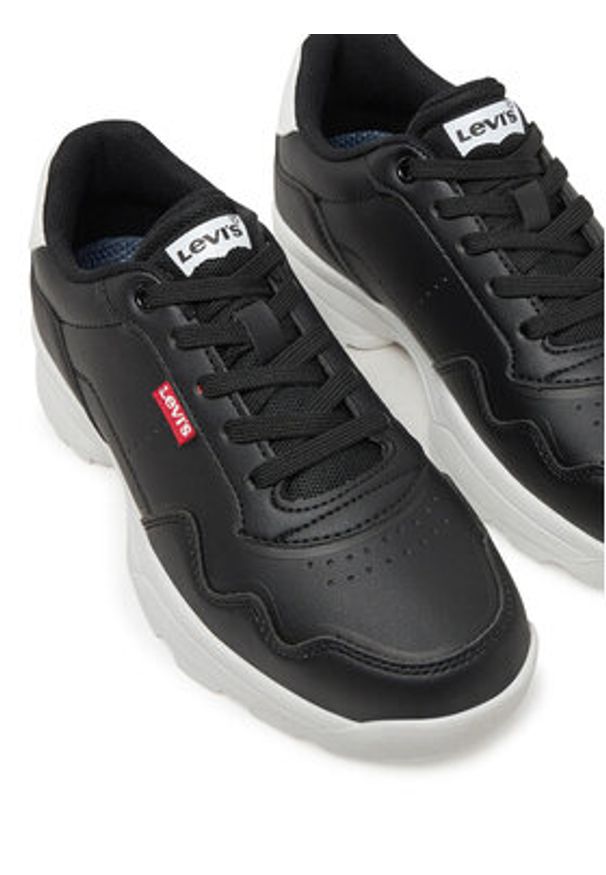 Levi's® Sneakersy Nolita VSOH0081S Czarny. Kolor: czarny. Materiał: skóra