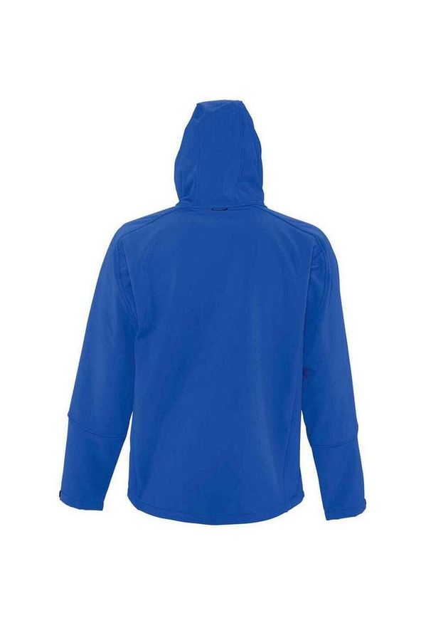 SOL'S - Męska Kurtka Soft Shell Replay Z Kapturem. Typ kołnierza: kaptur. Kolor: niebieski