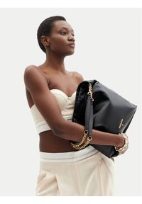 Patrizia Pepe Torebka 2B0136/L113 Czarny. Kolor: czarny. Materiał: skórzane #1