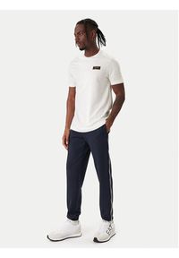 EA7 Emporio Armani Spodnie dresowe 7M001482 AF12660 UB102 Granatowy Regular Fit. Kolor: niebieski. Materiał: syntetyk, bawełna #4