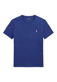 Polo Ralph Lauren T-Shirt 710671438427 Niebieski Custom Slim Fit. Typ kołnierza: polo. Kolor: niebieski. Materiał: bawełna