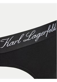 Karl Lagerfeld - KARL LAGERFELD Stringi 240W2128 Czarny. Kolor: czarny. Materiał: bawełna #3