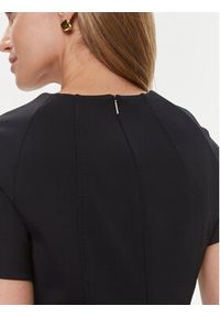 BOSS - Boss Sukienka koktajlowa Dukeva 50505952 Granatowy Slim Fit. Kolor: niebieski. Materiał: wiskoza. Styl: wizytowy #5