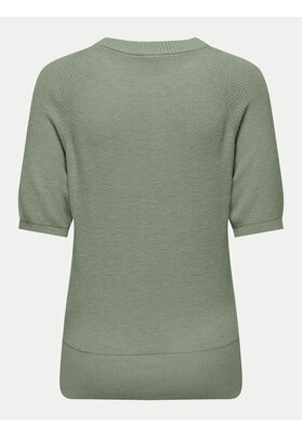 only - ONLY Sweter Lecia 15339541 Zielony Regular Fit. Kolor: zielony. Materiał: wiskoza