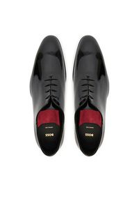 BOSS Półbuty Rill 50553059 Czarny. Kolor: czarny. Materiał: lakier, skóra