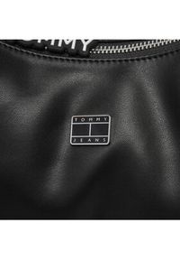 Tommy Jeans Torebka Tjw City Girl Shoulder Bag AW0AW15814 Czarny. Kolor: czarny. Materiał: skórzane