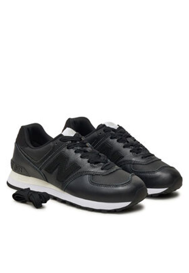New Balance Sneakersy WL574FT2 Czarny. Kolor: czarny. Materiał: skóra. Model: New Balance 574