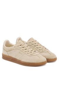 BOSS Sneakersy Brenta 50547825 Beżowy. Kolor: beżowy. Materiał: zamsz, skóra #6