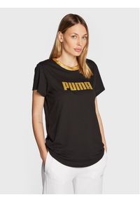 Puma T-Shirt Deco Glam 522381 Czarny Regular Fit. Kolor: czarny. Materiał: bawełna