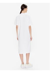 Calvin Klein Jeans Sukienka codzienna J20J220742 Biały Relaxed Fit. Okazja: na co dzień. Kolor: biały. Materiał: bawełna. Typ sukienki: proste. Styl: casual #5