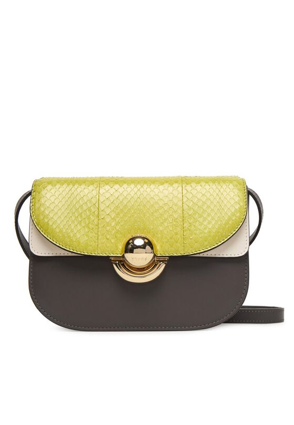 Furla Torebka Sfera Mini WB01737 BX4280 IT 4498S Żółty. Kolor: żółty. Materiał: skórzane