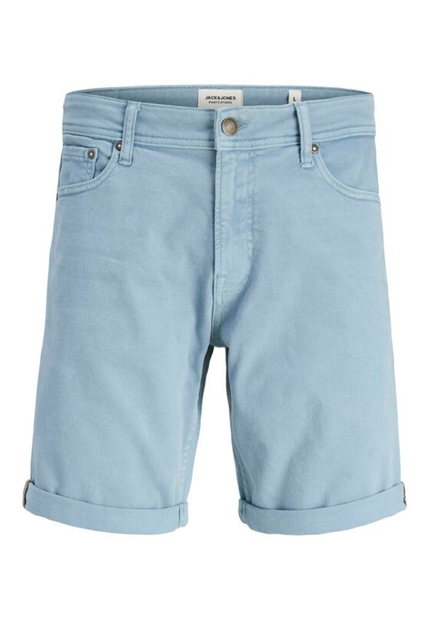 Jack & Jones - Jack&Jones Szorty jeansowe Rick 12274985 Błękitny Regular Fit. Kolor: niebieski. Materiał: bawełna
