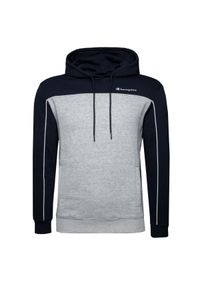 Champion - Bluza trekking męska Hoodie. Typ kołnierza: kaptur. Kolor: wielokolorowy, szary. Materiał: bawełna, poliester. Sport: turystyka piesza #1